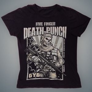 Five Finger Death Punch Graphic Black Medium T-Shirt